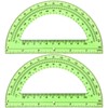 EBOOT Plastic Protractor Math Protractors 180 Degrees, 6 Inch, Pack