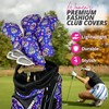 Womens Designer Resort Golf Club Covers 4 Pack - Taboo