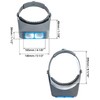 QWORK Headband Magnifier, Double Optical Lens Head-Mounted Reading Magnifier Hands