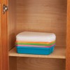 Fox Valley Traders Vibrant Four-Section Microwave Tray Set of 4,