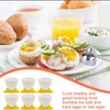 SIYINGSAERY 7 Pcs Egg Cups Set, Chicken Feet Egg Cup