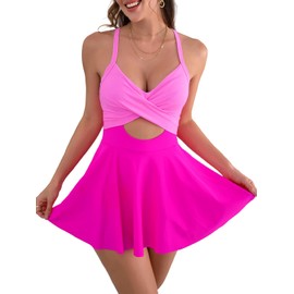 COLIZERE Traje de Baño para Mujer Bañador con Cintura Recortada Moda para Fiesta Playa Piscina