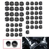 YDLMT 53 Pcs Gloss Black Motorcycle Engine Bolt Head Covers/Topper