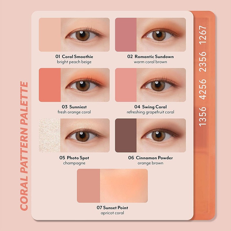 Immeme Color Pattern Palette, Coral Pattern
