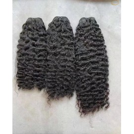 Top Grade Vietnamese Burmese Curly Raw Hair Bundles Natural Wave Cambodian Haircolor: Natural wave, Stretched Length: 20 Inches
