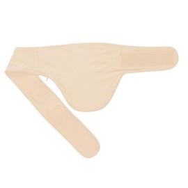 EXTREME Beige Soft Vertical Ostomy Support Belt – Hernia, Colostomy & Urostomy Support for Men & Women (Right Side, Size 6 = 44" to 46")