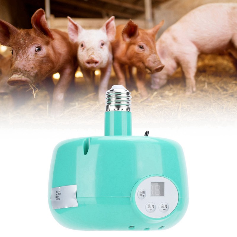 E27 Heating Lamp Adjustable Temperature Heater Thermostat for Heat Preservation