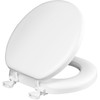 Mayfair Padded Toilet Seat, Cushioned Soft Vinyl over Wood Core