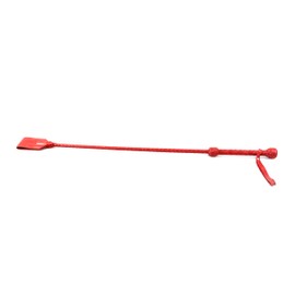MarquiseDeBliss Genuine Leather Handcrafted Riding Crop - 20" or 29" Riding Accessory - Premium and Gentle Crops for Horses (Red, 29 Inches)