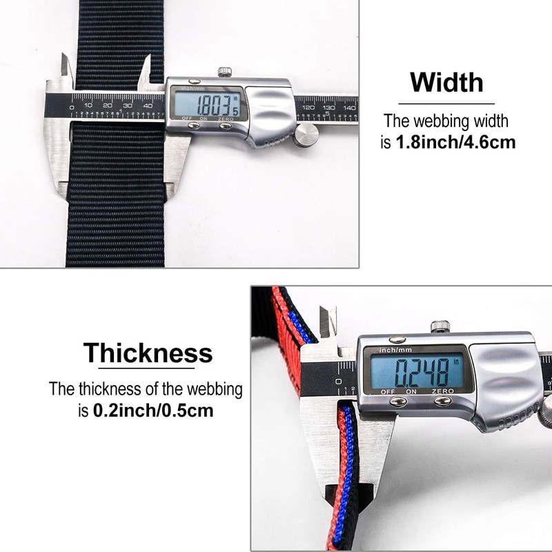 NewDoar Climbing Foot Ascender Loop Adjustable Climbing Ascender Strap Foot