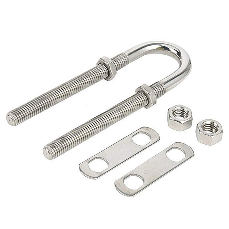 Amarine Made Pair of Stainless Steel Marine Boat Stern Bow