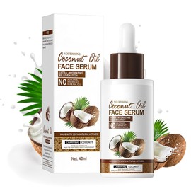 Coconut Oil Serum for Deep Hydration and Barrier Repair Glow Enhancing Face Oil with Lightweight Fast Absorbing Texture Vegan Gentle Multi Purpose Skincare for Women