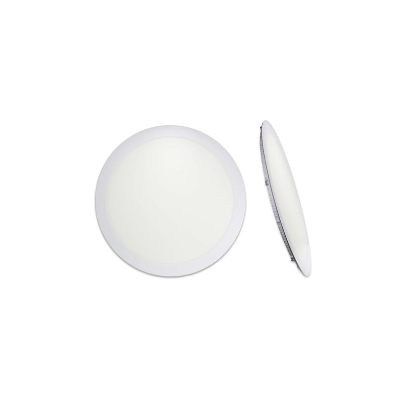 LOWENERGIE 24w LED Round Ceiling Panel Light White Recessed Down
