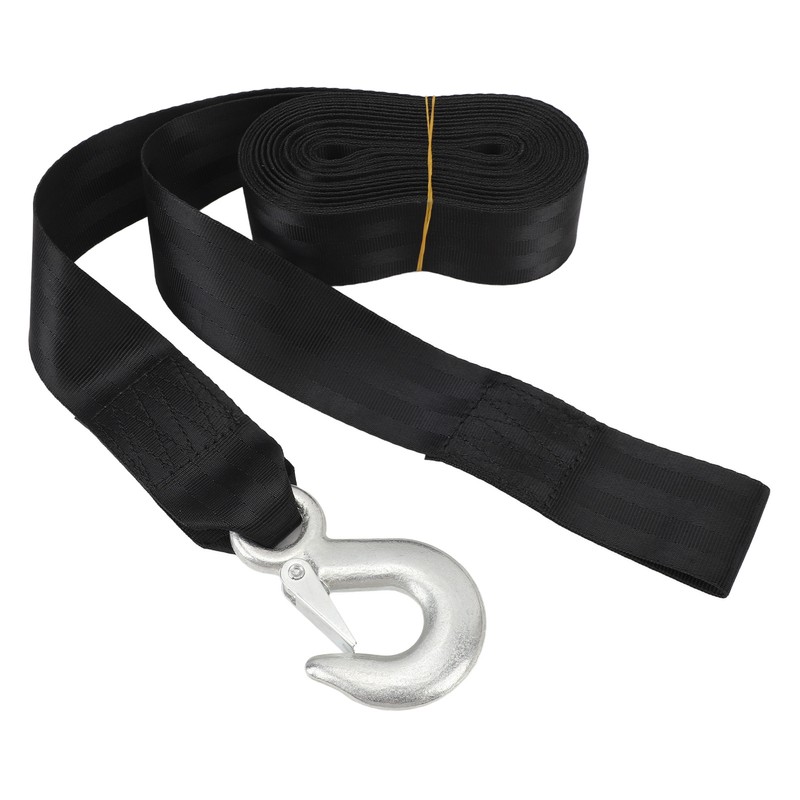 Heavy Duty Winch Strap with Hook 3500lb Load Boat Trailer