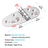 TSSS 6 PCS T-Strap Heavy Shed Hinge Folding Flip Top