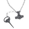 Alchemy Gothic Thor Dagger Necklace Silver-Coloured