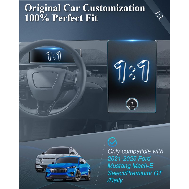 BIBIBO for 2024 2025 Ford Mustang Mach E Screen Protector