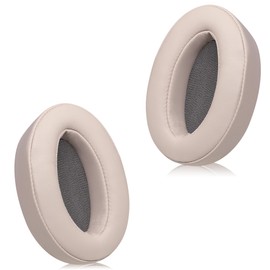 Joghaw Replacement Ear Pads for Headphones - Compatible for Sony WH-H910N | Premium Protein Leather Cushions with Soft Memory Foam for Comfort - Gold