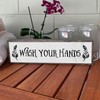 Wash Your Hands - Wooden Sign With Metal - Farmhouse
