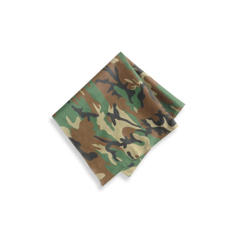 Bandana, Camouflage, 27.2 inches (69 cm), Woodland Camo, woodland camo