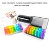 Weekly Pill Organizer 2 Time a Day，Pill Dispensers， Pill Box