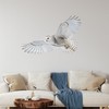 GRAZDesign Owl Wall Sticker 3D Snow Owl Wall Sticker Decoration