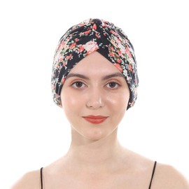 YEHUDAF LEE Turbans for Women - Elastic Headscarves Chemo / Bandana Women - Comfortable Headwear (Multi-Colour), 18, Unit size