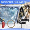 efuturetime Cutting Wire Windscreen with Handle, Car Windshield Removal Tool