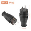 Schuko Plug and Schuko Coupling, Protective Contact Plug, Pack of