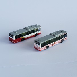 The Bath Collection 321699 Bath Collection Hiroshima Bus 70th Anniversary Set of 2 Diorama Supplies