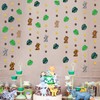 Two Wild Birthday Party Decorations Brown Gold Circle Dot Palm