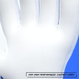 Precision Elite 3.0 Contact Goalkeeper Gloves, 4 mm Contact Latex Grip, Super Lite Negative Cut, Strapless or Strapped Fit, 6
