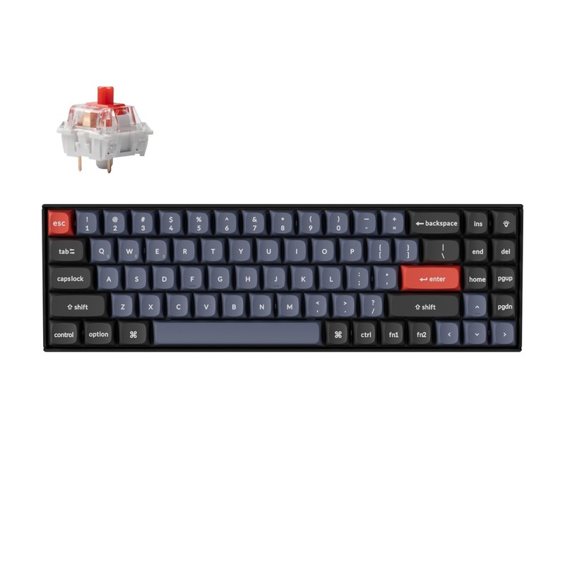 Keychron K14 Pro Wireless Custom Mechanical Keyboard, 70% TKL QMK/VIA