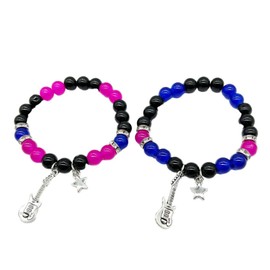 Flower Bracelet Best Friend Bracelet Boho Party Favors Bracelets Matching Bracelets for Best Friends Bead Bracelets for Women Bff Bracelet for 2 Friendship Jewelry Gift Summer Essentials