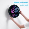 LED Digital Wall Clock Large Display, 10 Inch Electronic Alarm