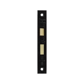 Decoranddecor Sash Mortice Door Lock with Keys - 2.5inc /64mm - Matt Black - Fire Rated - UKCA & CE Approved