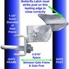 Chain Link Fence Butterfly Gate Latch - Fence Automatic Gate
