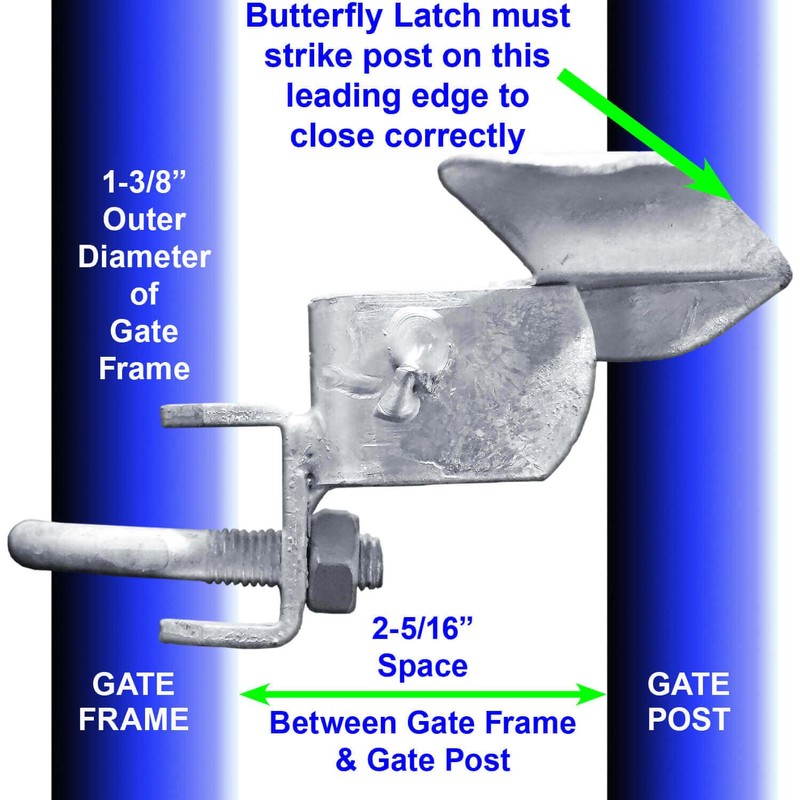 Chain Link Fence Butterfly Gate Latch - Fence Automatic Gate