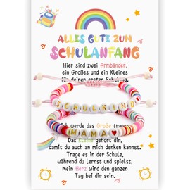 ItkFresh Gifts for First Day of School, First Day of School Gifts, First Day of School Gifts for Girls, Bracelet First Day of School, polymer clay