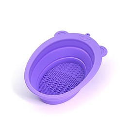 Freetune Collapsible Shaving Bowl - Silicone Rubber Multi Purpose Portable Bowl - Pocket Size, Easy to Carry, Durable, Flexible