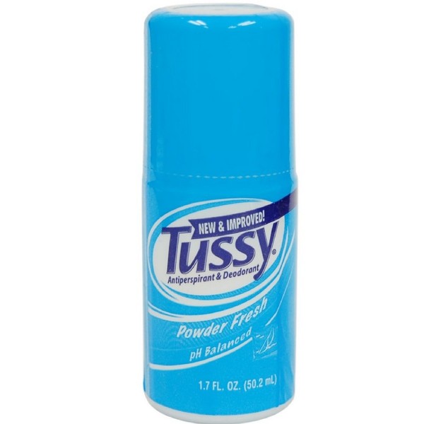Tussy Anti-Perspirant Deodorant Roll-On Powder Fresh 1.70 oz ( Pack of 4)