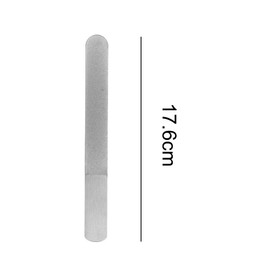 3Pcs Diamond Nail File Stainless Steel Sapphire Nail File Double Side Nail File Metal Fingernail File Manicure Files for Salon Home