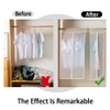 2 Pack Hanging Garment Bags for Closet Storage, 47" Garment