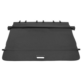 IKON MOTORSPORTS, Cargo Cover Compatible with 2018-2025 Volvo XC60 4-Door, PVC & Aluminum Rod Black Security Rear Trunk Cover Security Retractable Shield, 2019 2020 2021