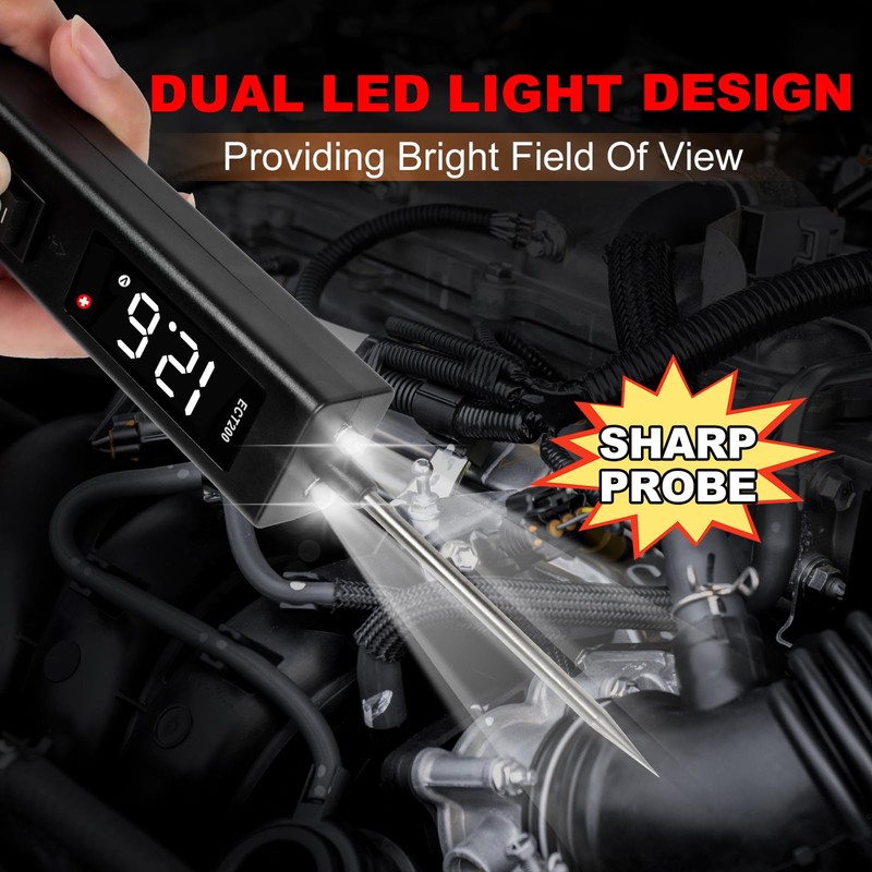 KINGBOLEN ECT200 Automotive Electrical Circuit Tester, 12V 24V Car Voltage