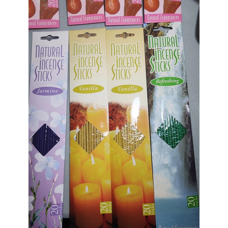 Sticks Incense Sticks Natural 12 Packs 240 Sticks Total