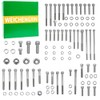 WEICHENGXIN 400EX Engine Stainless Steel Bolt Screw Kit for Sportrax