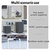 3-Layer Pipe Insulation Cover for HVAC Foam Insulation Pipe Wrap