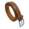 Men's Leather Lined Trouser Belt, 1" Wide, Great for Everyday