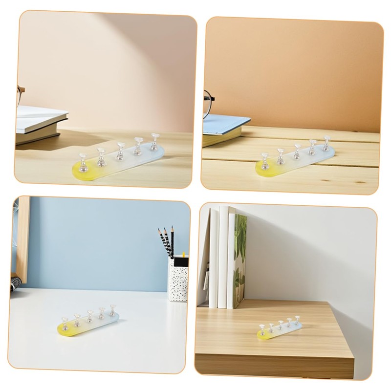 TOVINANNA 2 Sets Magnetic Nail Tip Display Holder Acrylic Nail